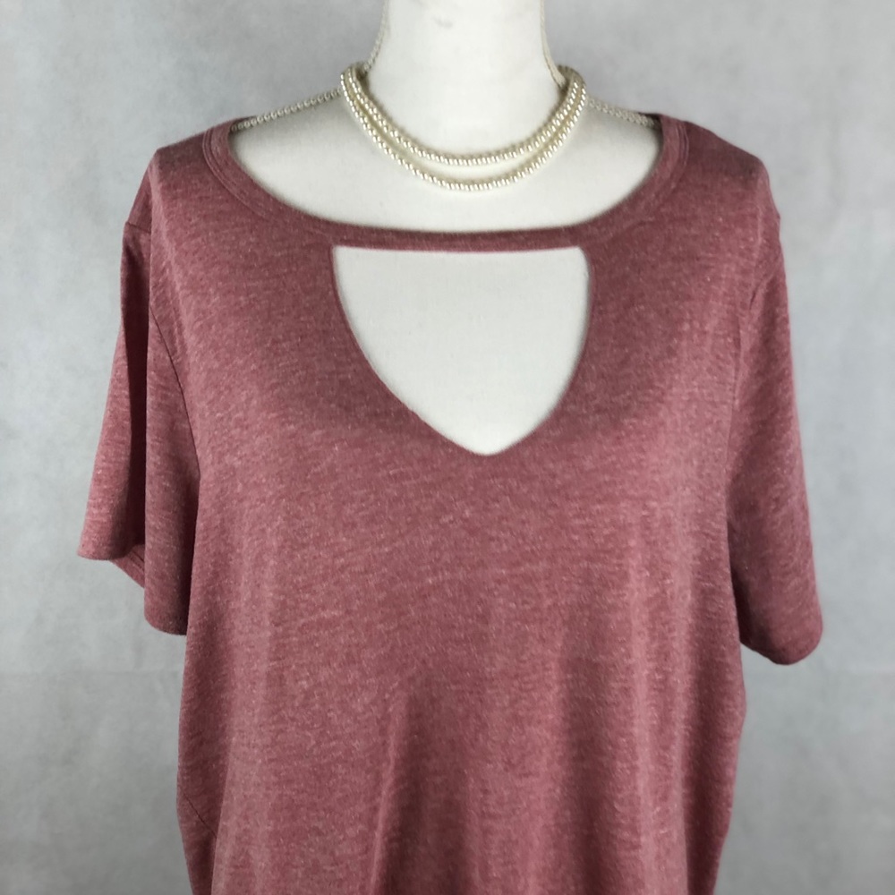 Lane Bryant Sz 18/20 Key Hole Mauve - Picture 4 of 5